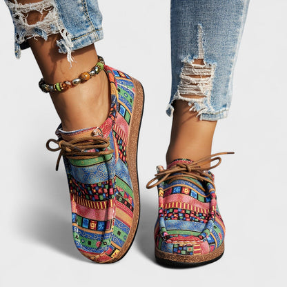 Bohemian comfort walking shoes for women | Leona -4