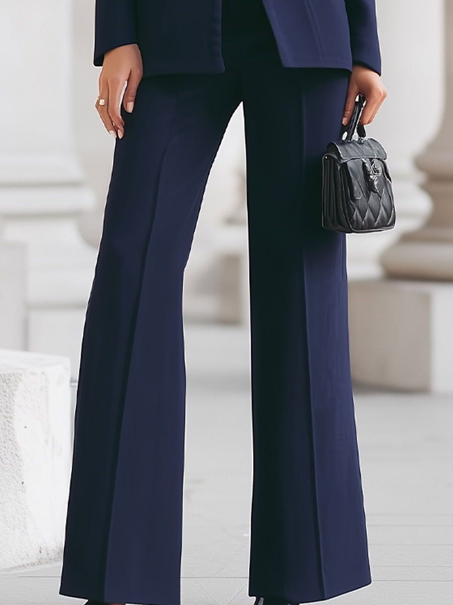 Elegant blazer and trouser suit set for women | Adrielle -7