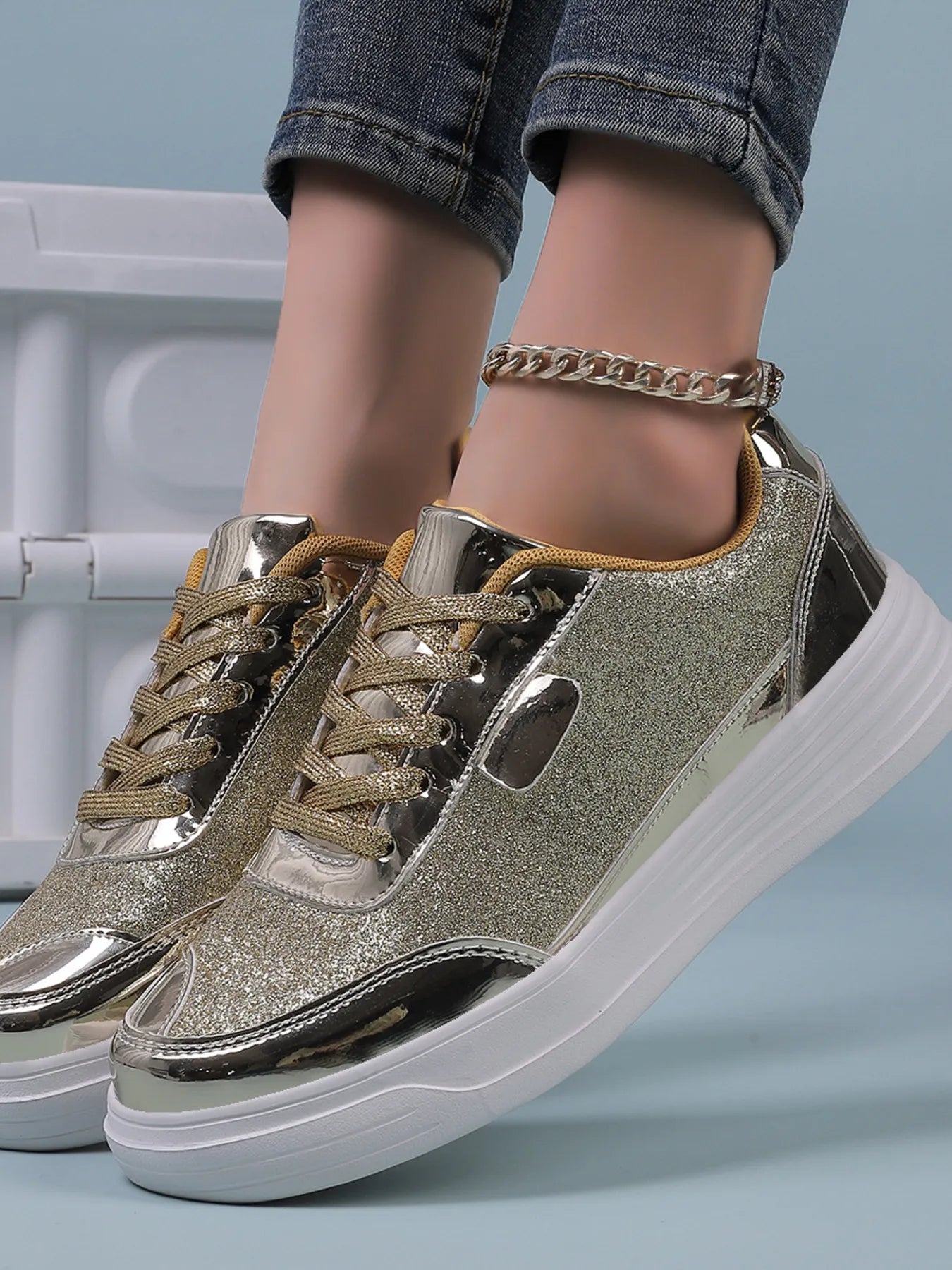 Trainers marche plateforme shoes casual for women | Carine -9