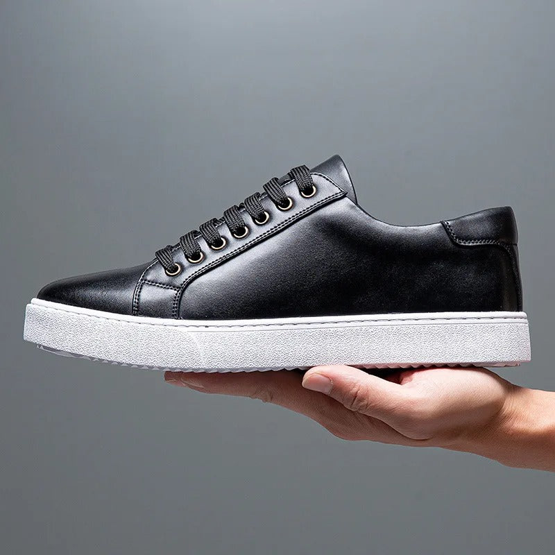 Leather casual trainer for men | Marco -1
