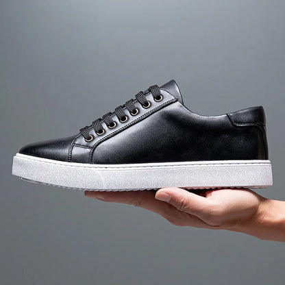 Leather casual trainer for men | Marco -1