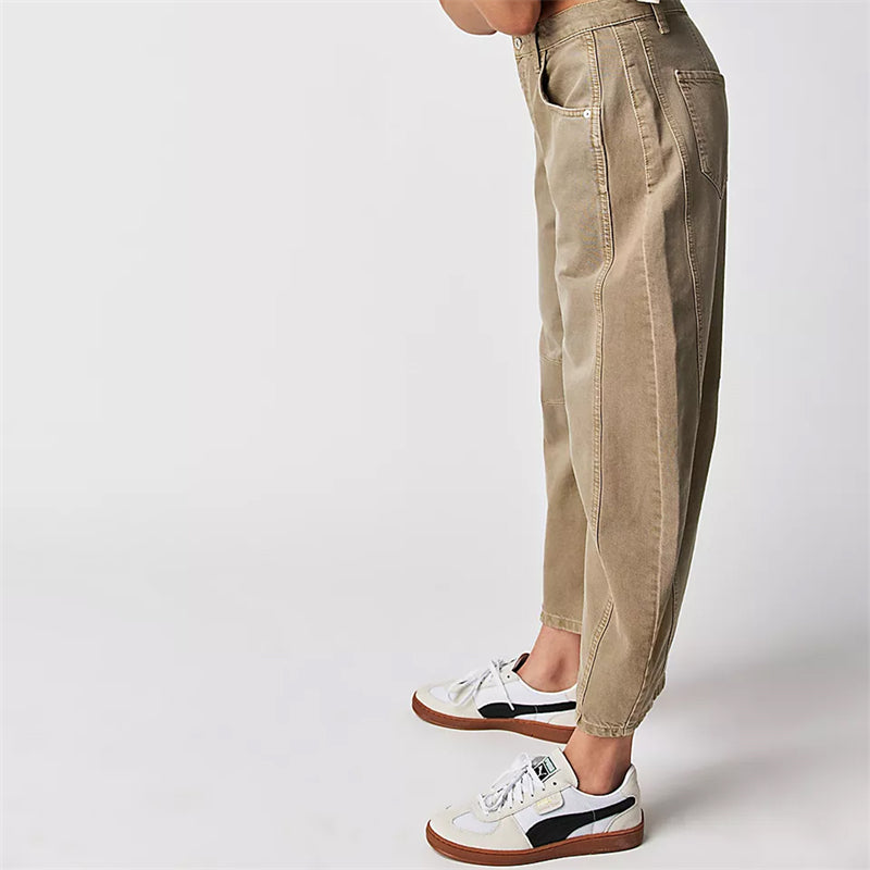 Aurelle Giselle comfortable wide-leg jeans for women