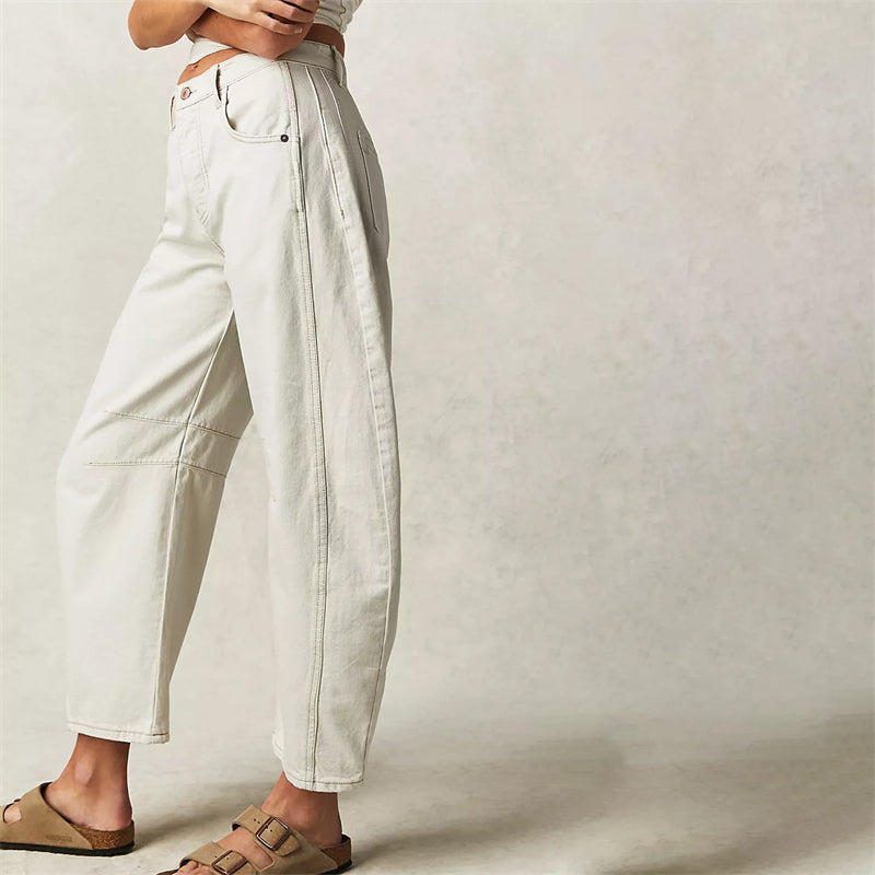 Aurelle Giselle comfortable wide-leg jeans for women