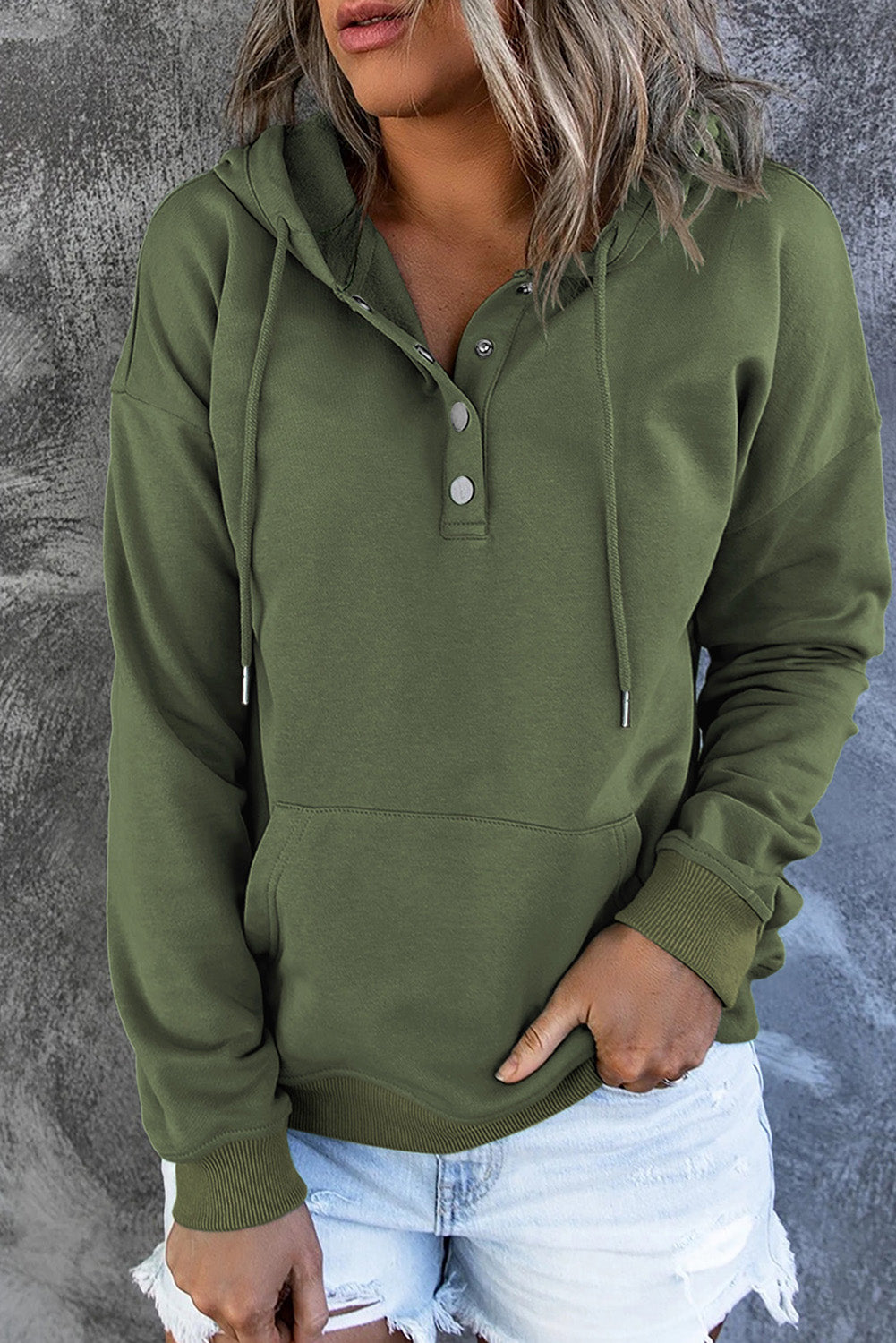 Cosy hooded jumper for women | Amara -4