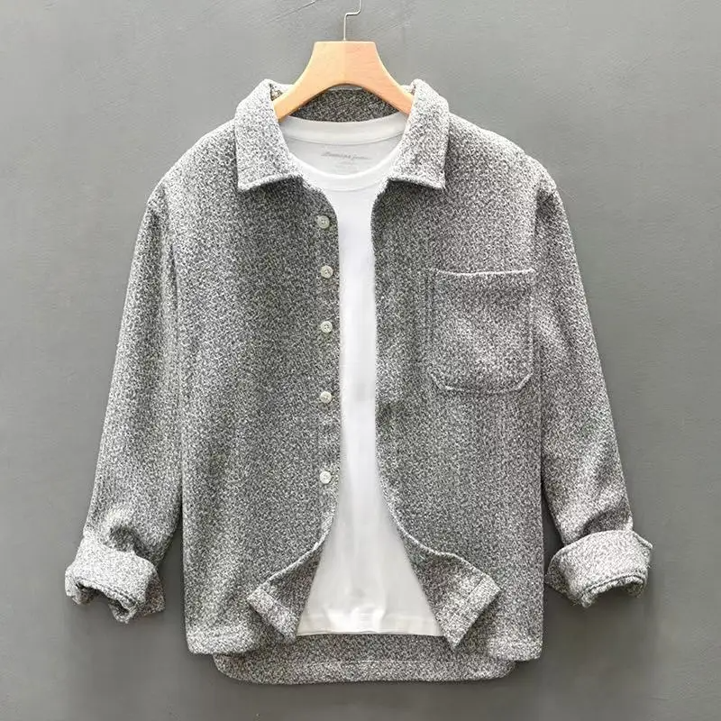 Cashmere button-up shirt for men | Elowen -2