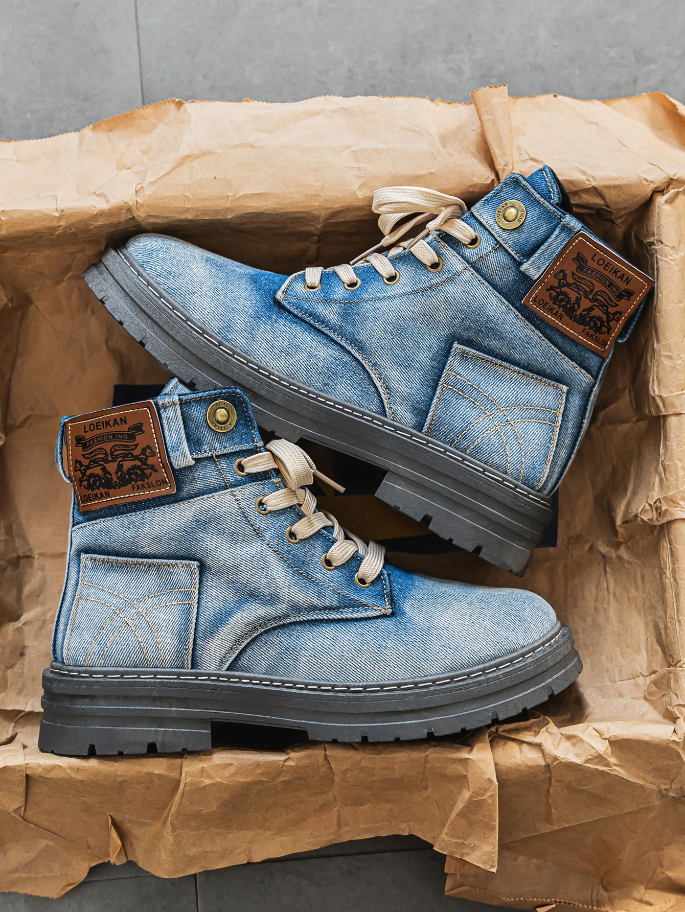 High-cut utility boots for women | Calder -1