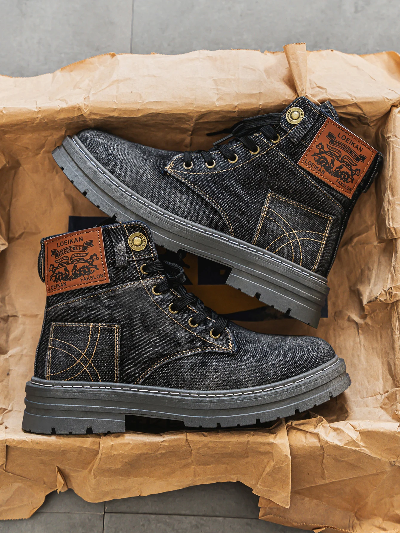 High-cut utility boots for women | Calder -4