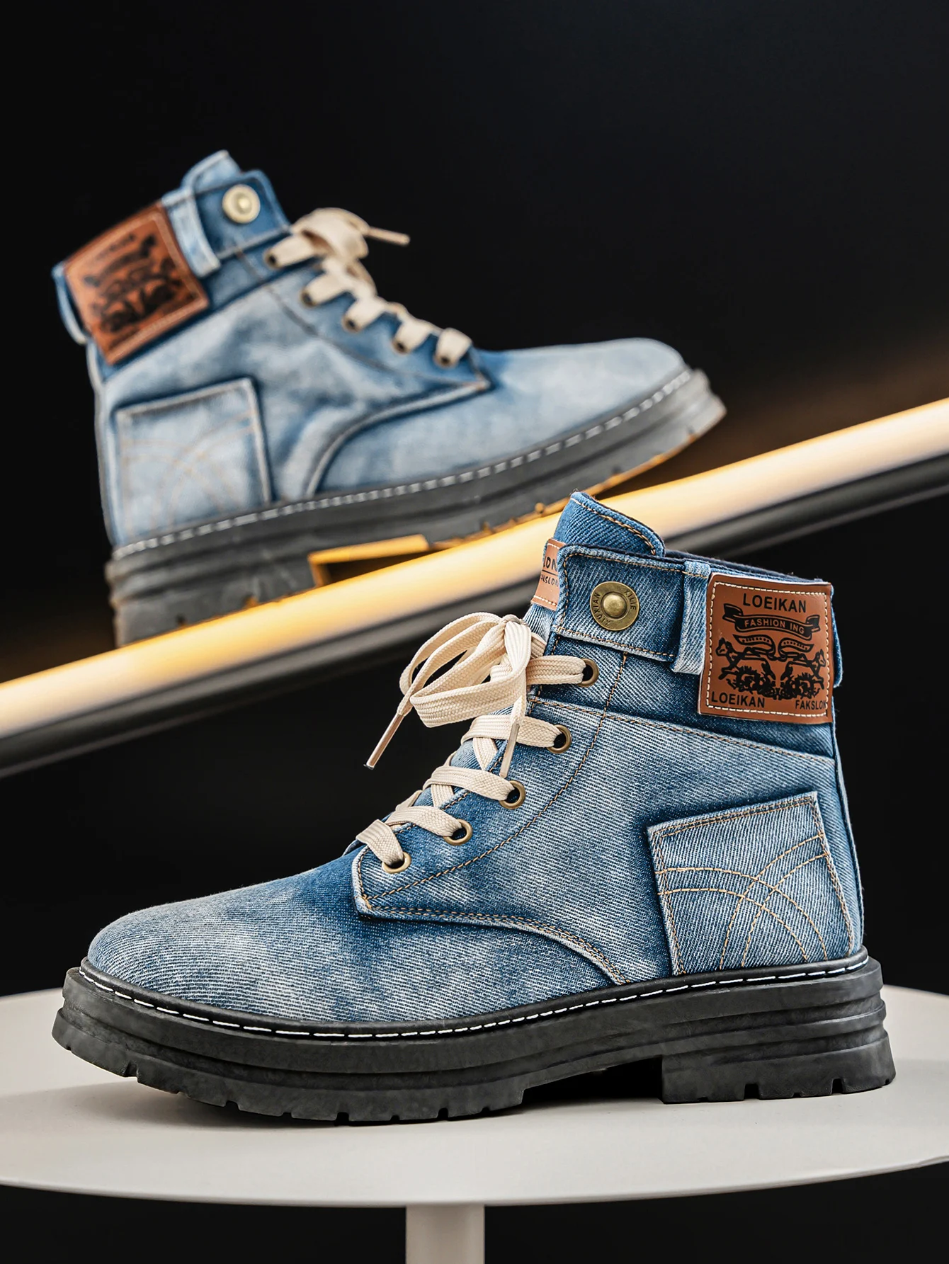 High-cut utility boots for women | Calder -2