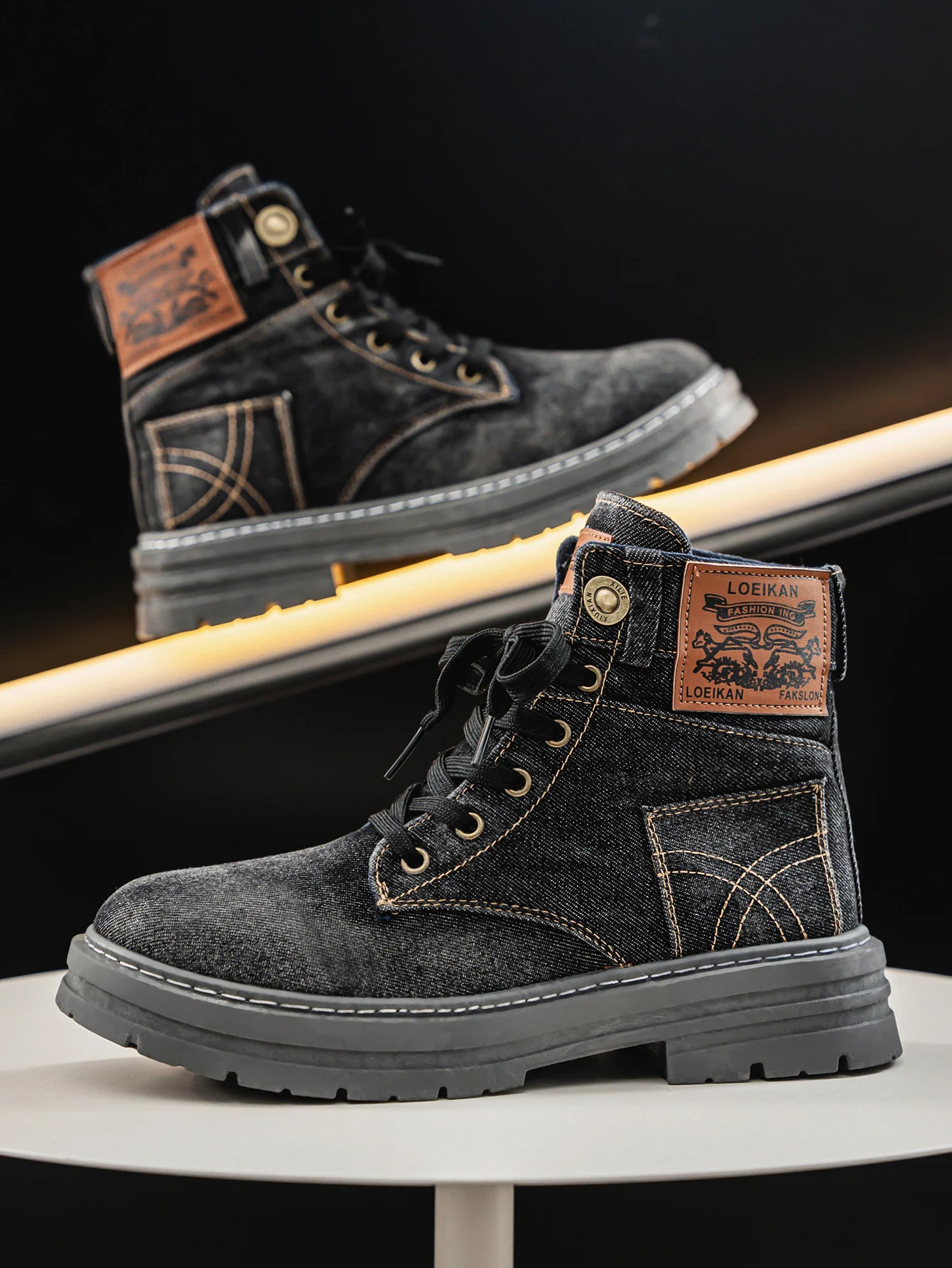 High-cut utility boots for women | Calder -5