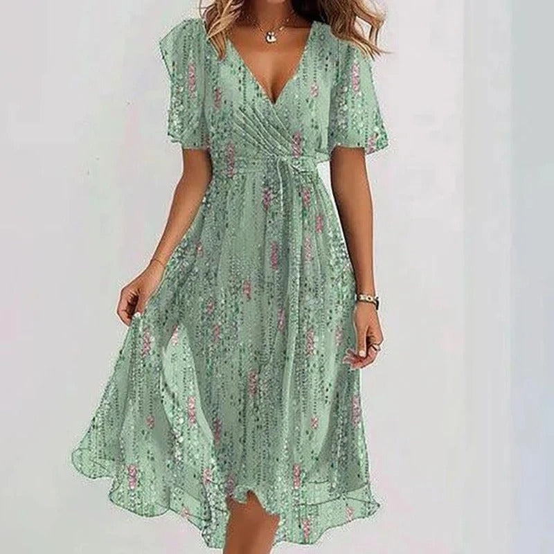Colourful elegant dress for women -7