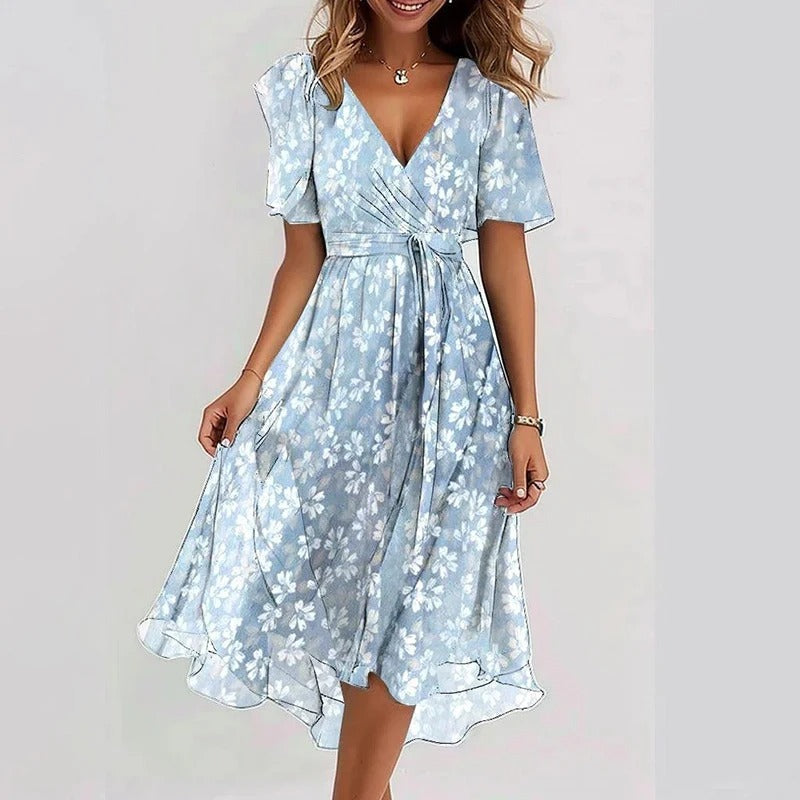 Colourful elegant dress for women -6