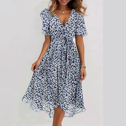 Colourful elegant dress for women -5