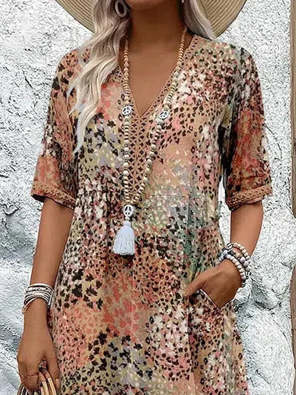 Harper midi dress for women -6