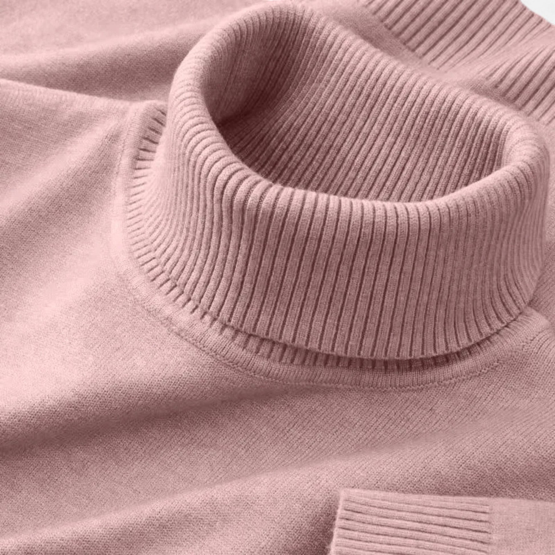 Classic knitted turtleneck sweater for men -7