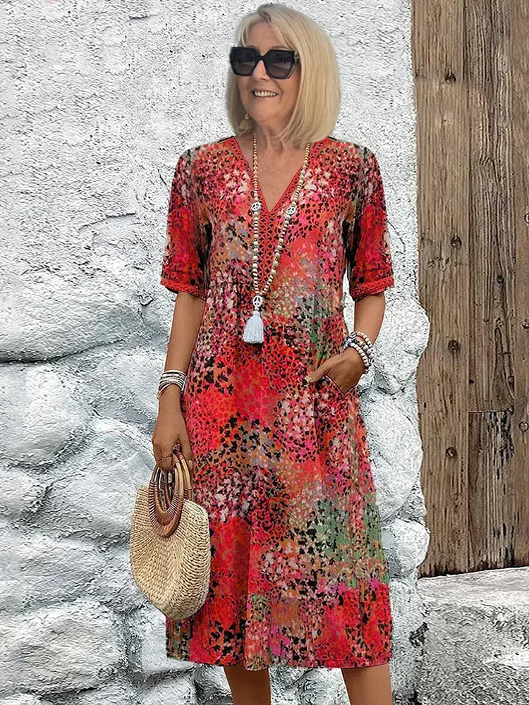 Effortless midi dress for women | Jessica