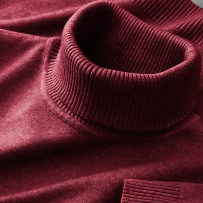 Classic knitted turtleneck sweater for men -1