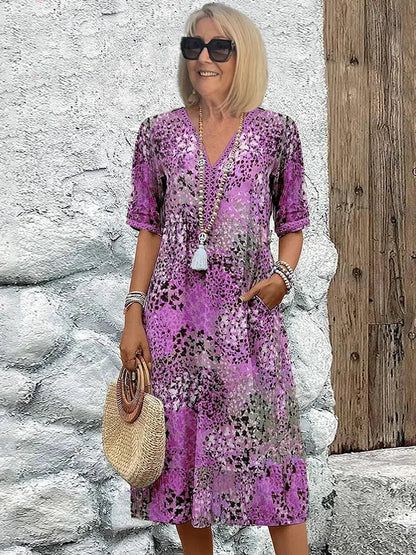 Harper midi dress for women -5