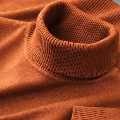 Classic knitted turtleneck sweater for men -10