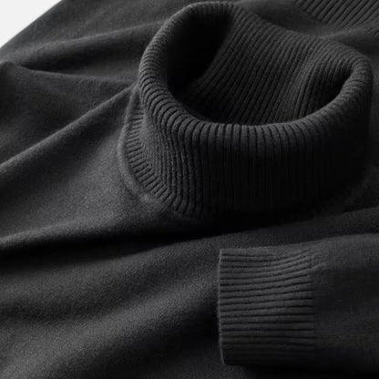 Classic knitted turtleneck sweater for men -2