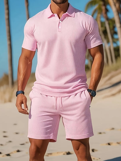 Classic premium summer co-ord set for men | Duke -4