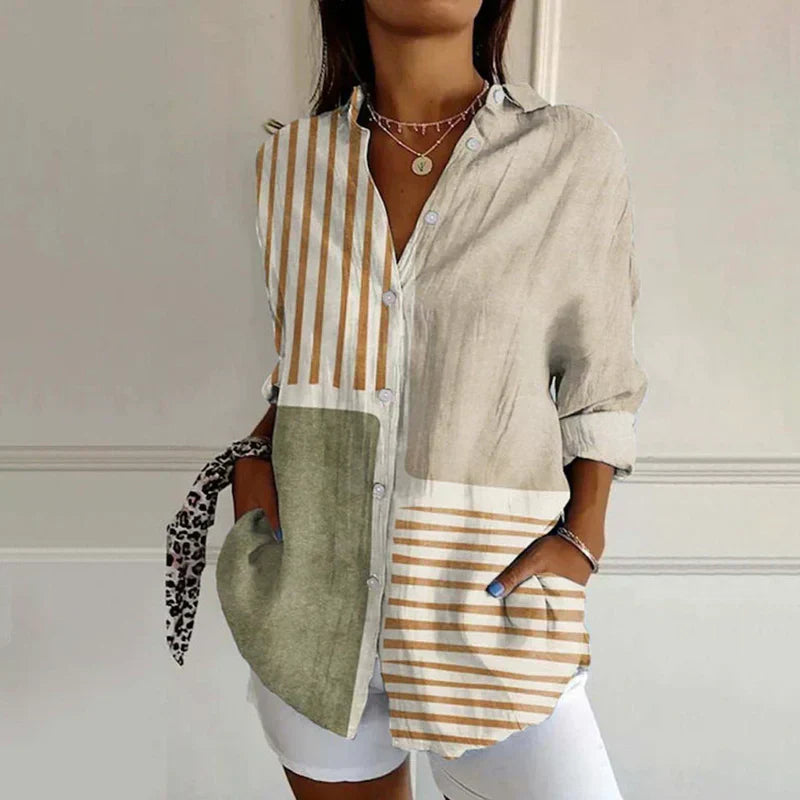 Classic vintage everyday blouse for women | Ellaine -1