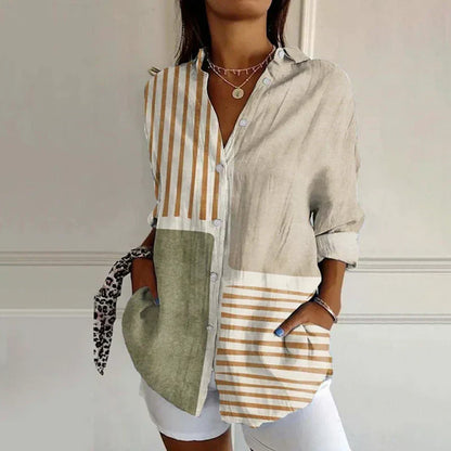 Classic vintage everyday blouse for women | Ellaine -1