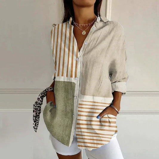 Classic vintage everyday blouse for women | Ellaine -1