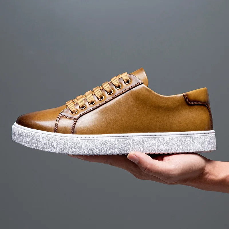 Leather casual trainer for men | Marco -20