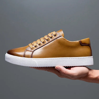 Leather casual trainer for men | Marco -20