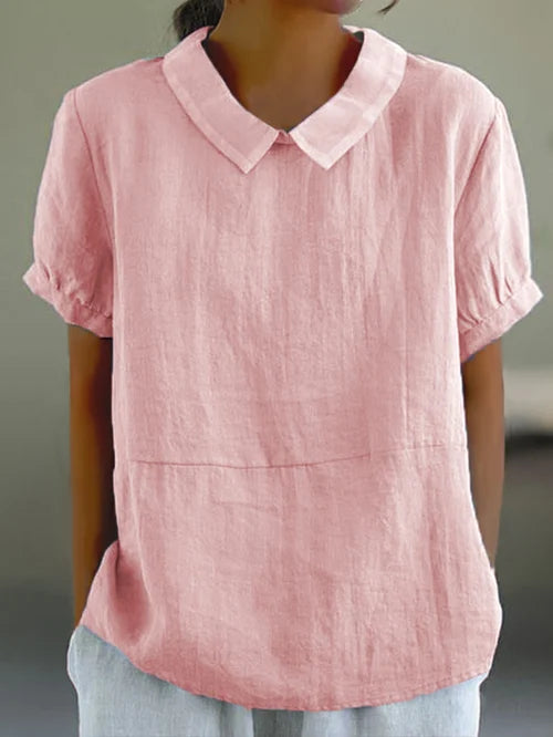 Elegant cotton shirt for women | Amalie -4