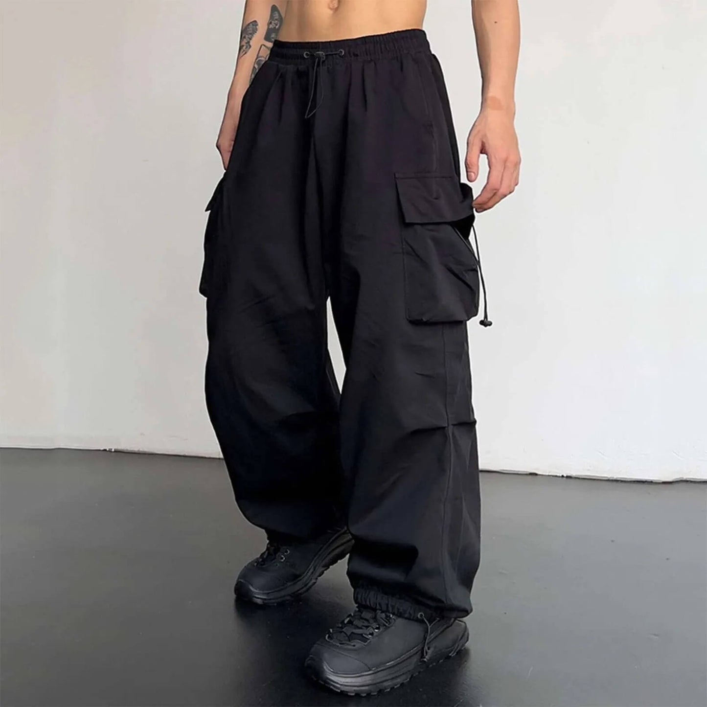 Relaxed fit cargo for men | Axel -5