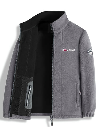 Outdoor performance fleece jacket high coat for men | Rowan -20