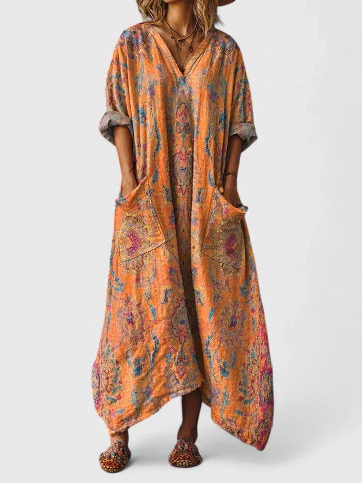 Elegant relaxed everyday dress for women | Mariana -1