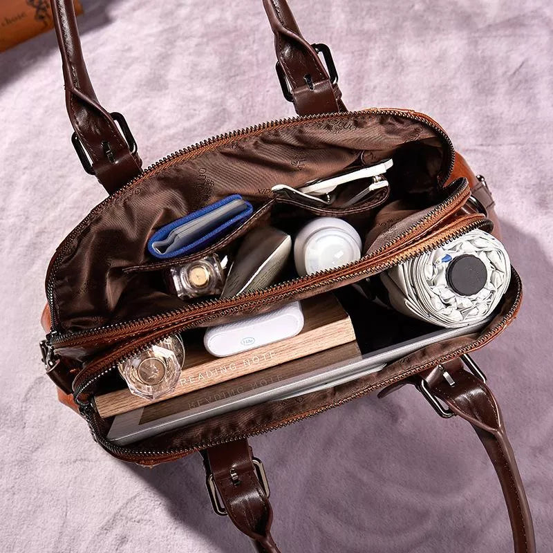 Chic leather bag for women | Silke -4