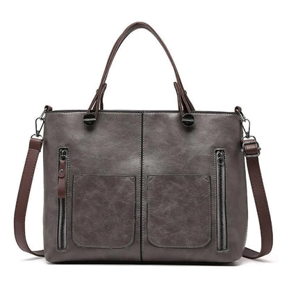 Leather shoulder bag for women | Ilse -4