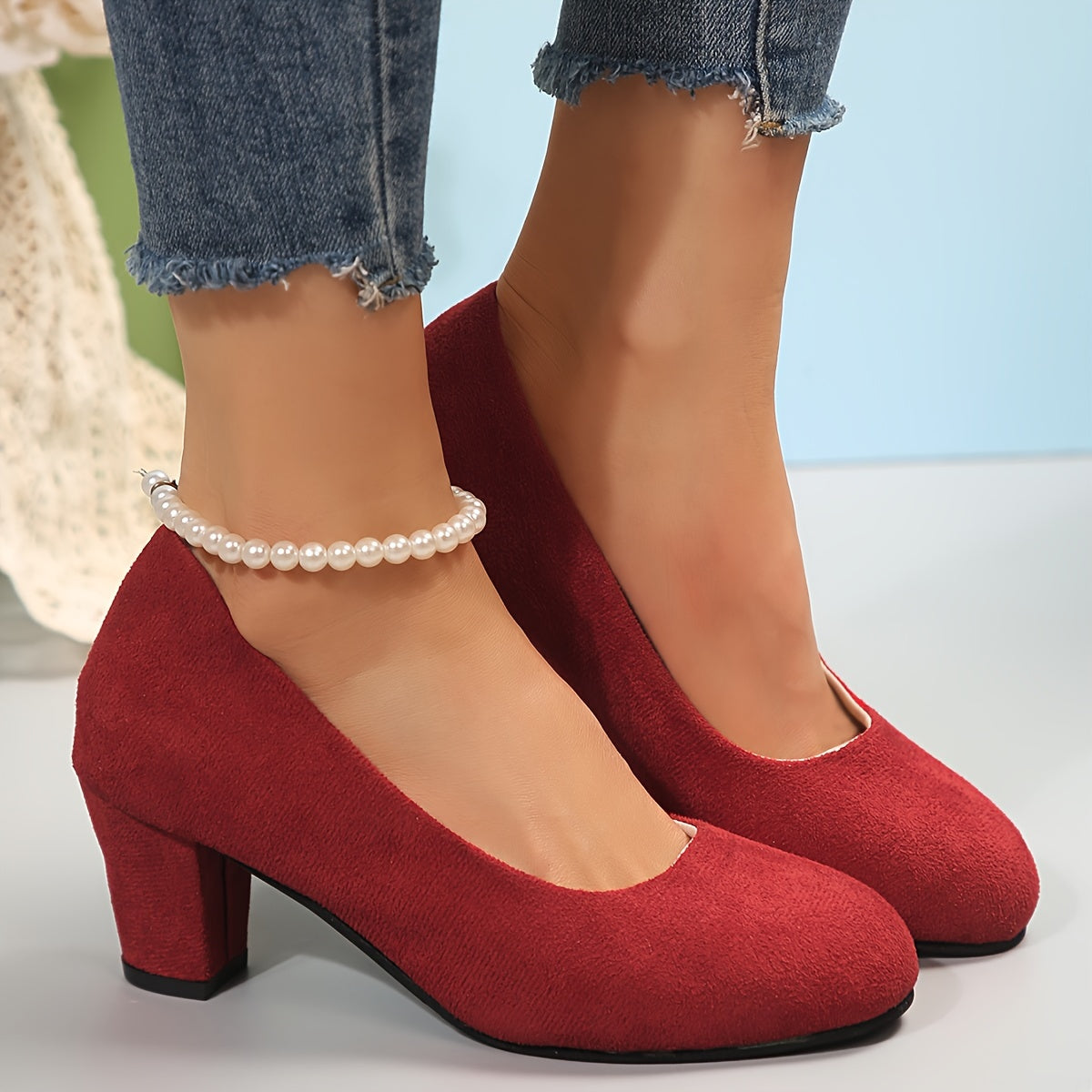 Heels large heeled stable for women | Solina -5