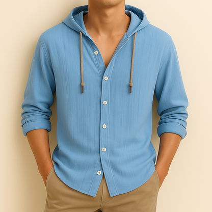 Casual hooded everyday shirt for men | Emerson -6