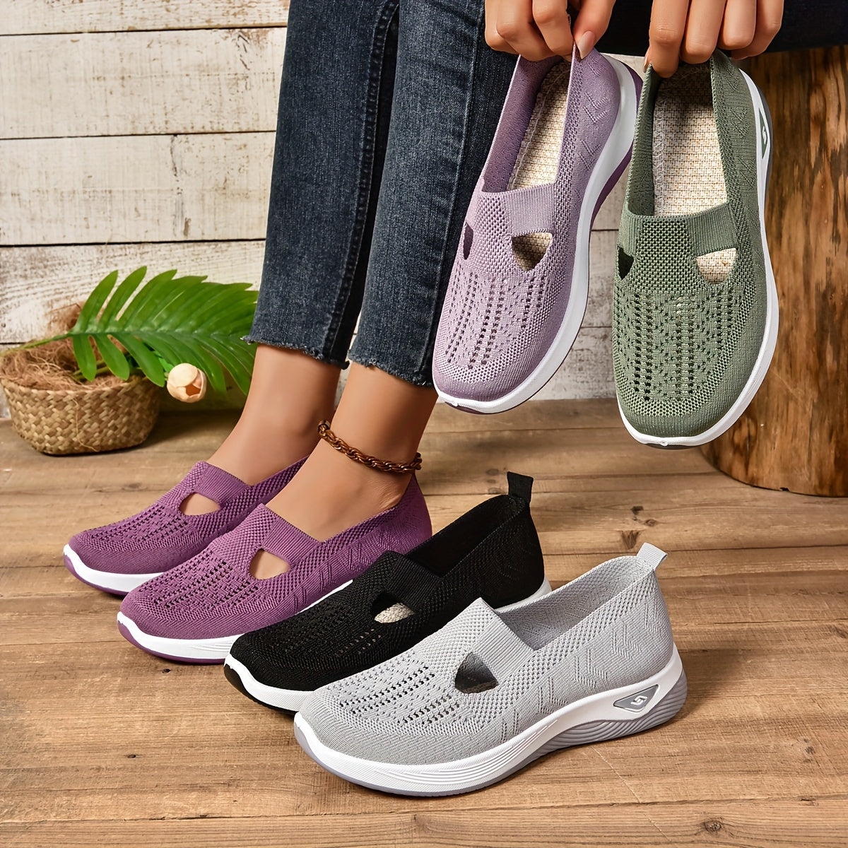 Aurelle CareFree orthopaedic slip-on shoes for women