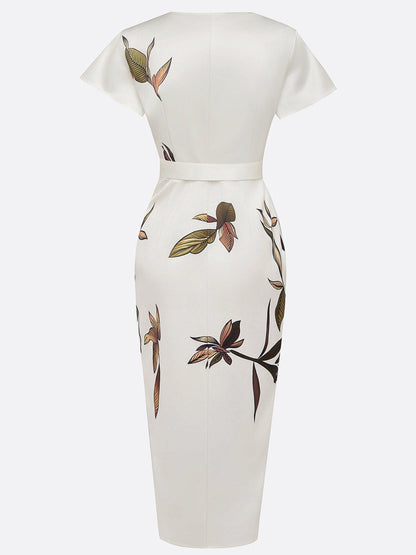 Elegant wrap everyday dress for women | Brenna -7
