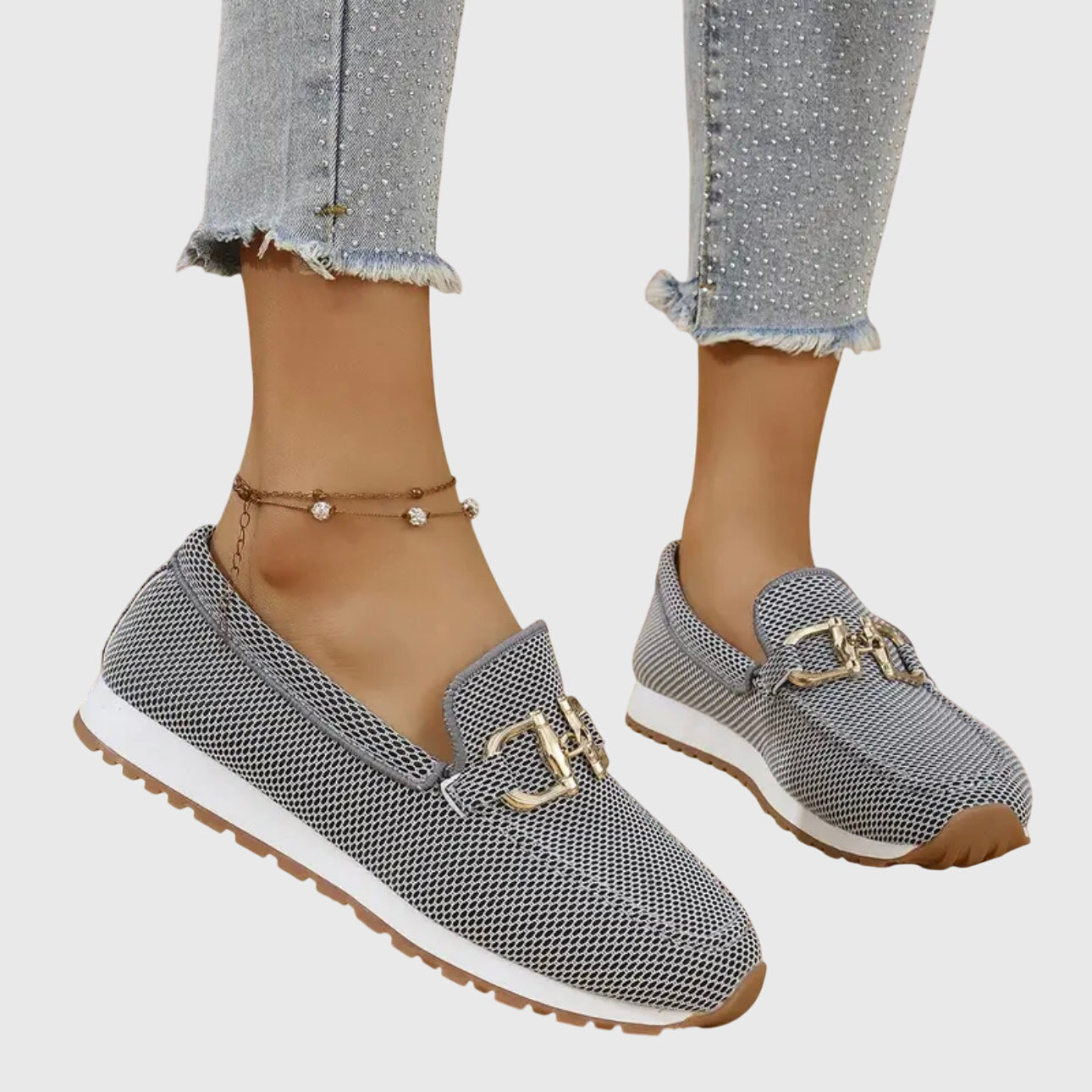 Classic orthopaedic loafer trainers for women | Selene -4