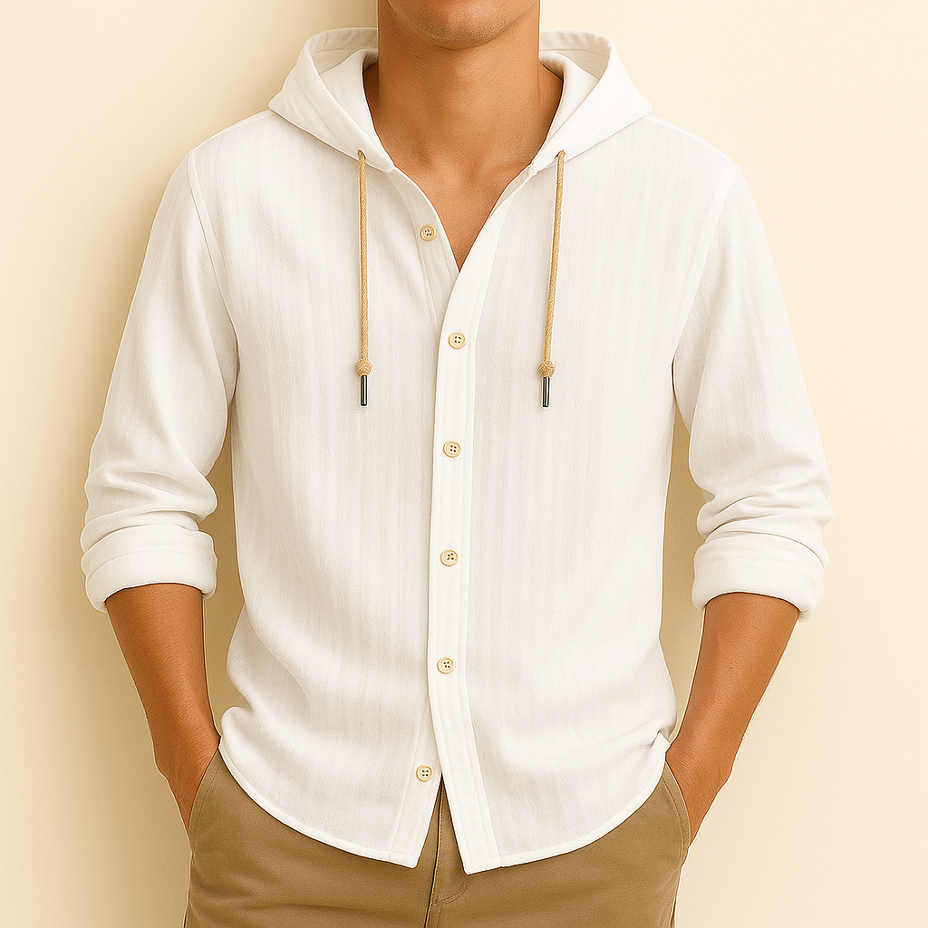 Casual hooded everyday shirt for men | Emerson -9