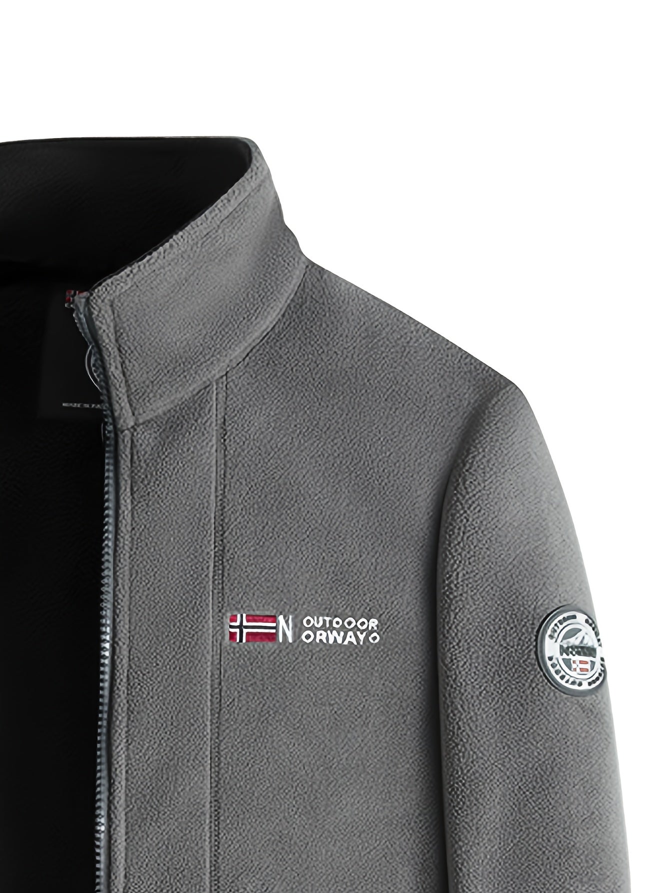 Outdoor performance fleece jacket high coat for men | Rowan -22