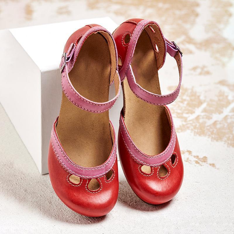 Comfortable low-heeled sandals for women | Amanda -3