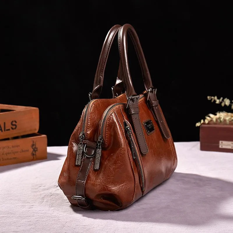 Chic leather bag for women | Silke -2