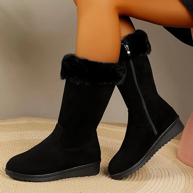 Cosy fur-lined warm winter boots for women | Hailey -6