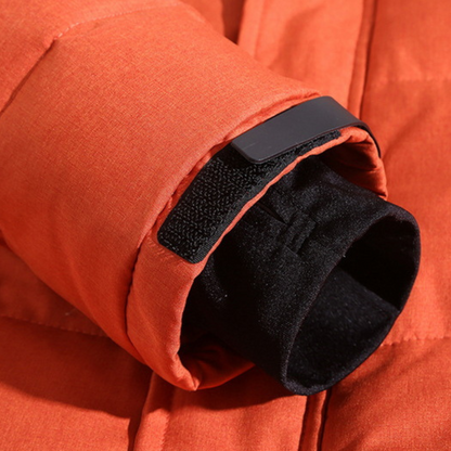Warm thick fleece-lined winter parka for men | Nordfall -4