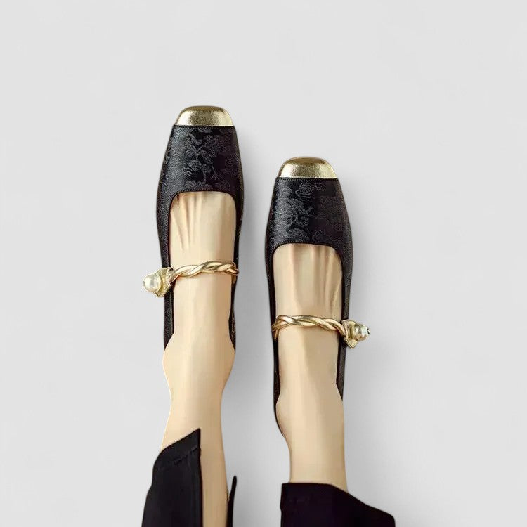 Classic orthopaedic mary jane everyday flats for women | Olivia -9