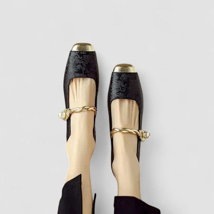 Classic orthopaedic mary jane everyday flats for women | Olivia -9