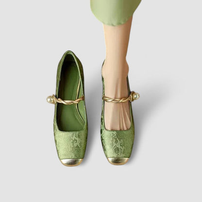 Classic orthopaedic mary jane everyday flats for women | Olivia -3