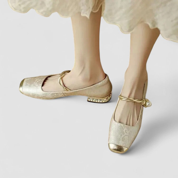 Classic orthopaedic mary jane everyday flats for women | Olivia -10